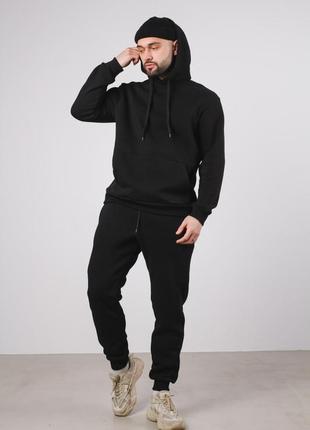 Качественный мужской спортивный костюм на флисе худи + штаны