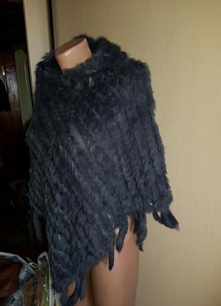 Пончо хутро натуральне 2