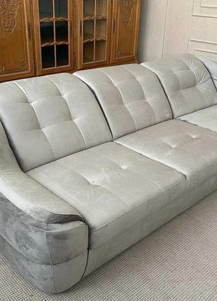 Великий новий розкладний диван в тканині3 фото