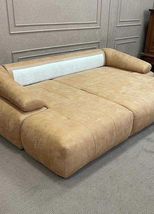 Великий кутовий розкладний диван з нішею4 фото