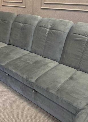 Великий розкладний диван п-подібної форми5 фото