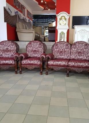 Новый комплект мягкой мебели львы диван кресло 3+2+1 бельгия