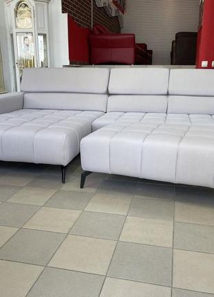 Новий кутовий диван із пуфом3 фото