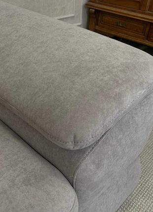 Великий розкладний диван тканина велюр5 фото