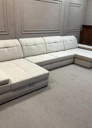 Великий кутовий розкладний диван2 фото