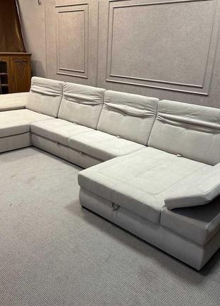 Великий кутовий розкладний диван4 фото