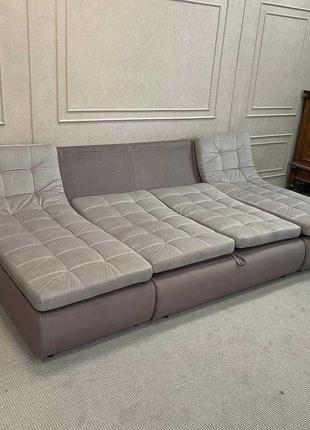 Великий  п-образний розкладний диван7 фото