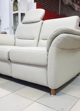 Новый диван натуральная кожа релакс "реклайнер" шкіряний диван