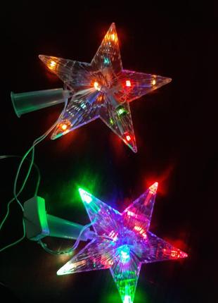 Верхівка електрична на ялинку лід і звичайна