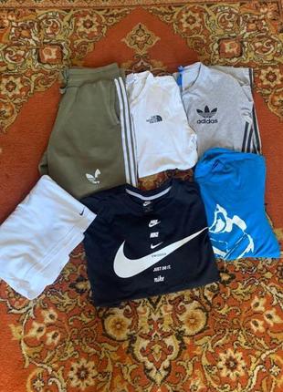 Футболки і шорти nike adidas the north face