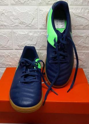 Футзалки nike tiempo rio iii ic 819196-443 (сині) 24 см