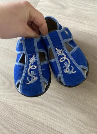 Детские сандалии басножки для мальчика тапочки для домашние белья2 фото