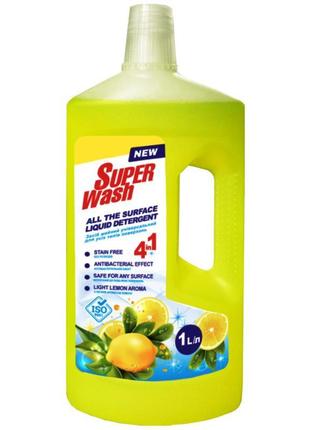 Універсальний миючий засіб для підлоги та плитки super wash 10001 фото