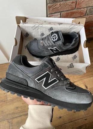 Мужские кроссовки нью беланс 574 new balance 574 x stone island grafit