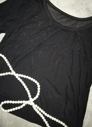 Футболка сетка полупрозрачная