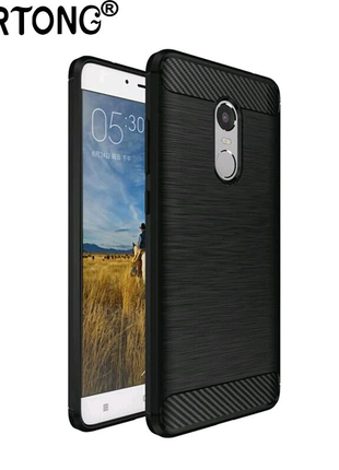 Xiaomi redmi 4x, бампер tpu carbon