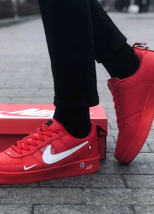 Nike air force red3 фото