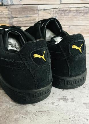 Кроссовки puma suede classic xxi black4 фото