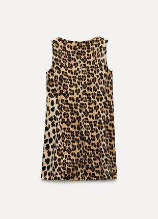 Сукня-міні в леопардовий принт zara 3201/1403 фото