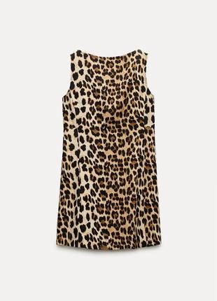 Сукня-міні в леопардовий принт zara 3201/1405 фото
