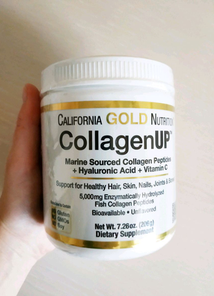 Коллаген морской колаген iherb california gold 200г гиал.к-та в.с3 фото