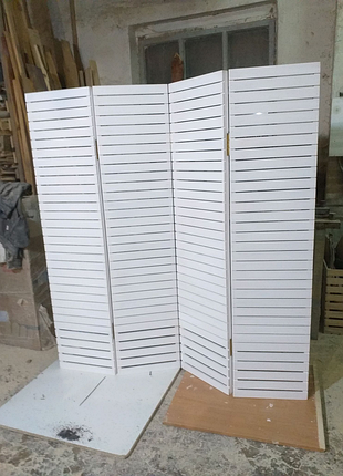 Дерев'яна ширма на 4 секції
