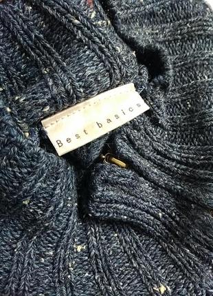 Кофта свитер теплый реглан кардиган