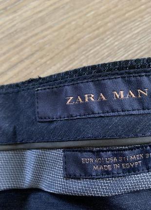 Мужские повседневные штаны брюки класика zara man7 фото