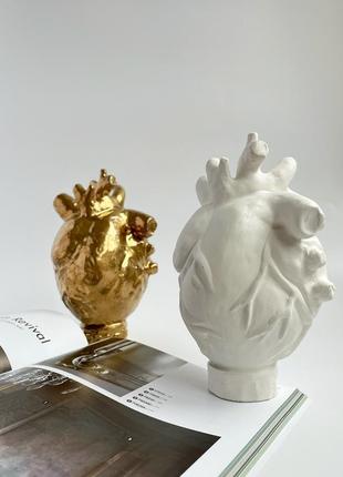 Інтер'єрна скульптура велике серце2 фото