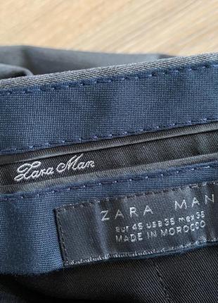 Чоловічі класичні штани-штани zara man8 фото