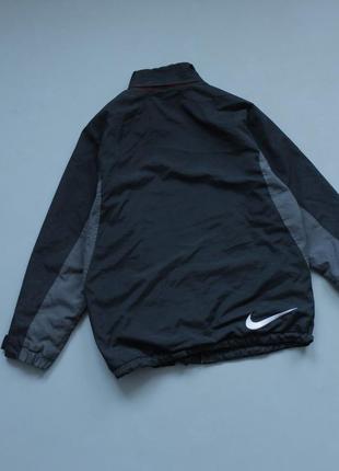 Nike swoosh мужская куртка винтаж винтажная vintage big logo stussy adidas ветровка найк3 фото