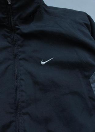 Nike swoosh мужская куртка винтаж винтажная vintage big logo stussy adidas ветровка найк5 фото