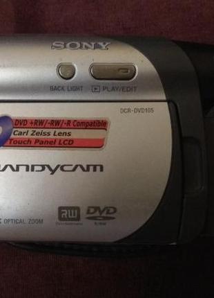 Відеокамера sony dcr-dvd105e (без заряджання)