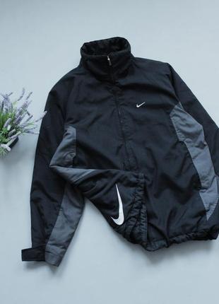 Nike Authentic мужская куртка винтаж винтажная vintage big logo stussy adidas ветровка найк
