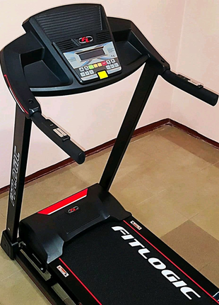 Нова бігова доріжка для дому fitlogic t210e, до 100кг, гарантія2 фото