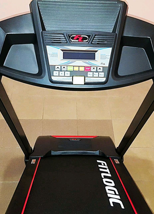 Нова бігова доріжка для дому fitlogic t210e, до 100кг, гарантія7 фото