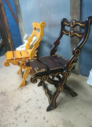 Розкладні стільці дерев'яні1 фото