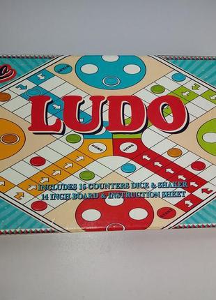 Настільна гра людо ludo retro games2 фото