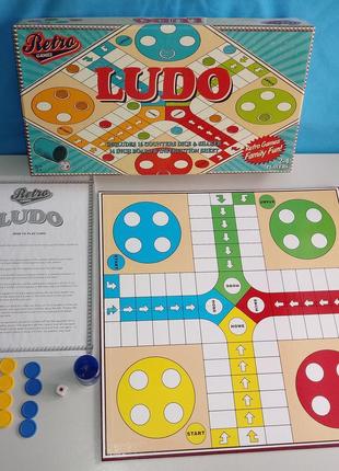 Настільна гра людо ludo retro games3 фото