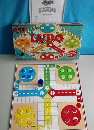 Настільна гра людо ludo retro games5 фото