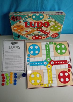 Настільна гра людо ludo retro games7 фото