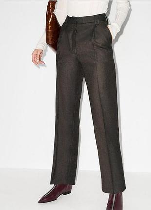 Шерсть вискоза брюки benetton, р. 48-50 . италия