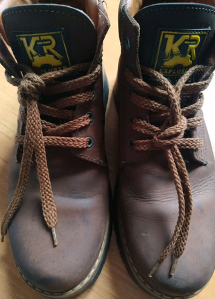 Кожані ботінки / кожана обувь "ken rosh" італьяньска. розмір:38.11 фото