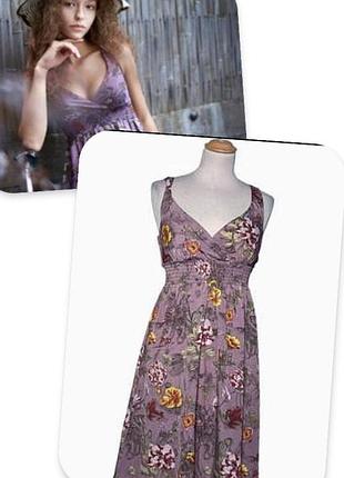 Сарафан платье на запах h&m цветы этикетка