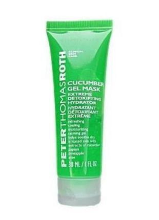 Увлажняющая гелевая маска для лица и кожи вокруг глаз peter thomas roth cucumber gel mask 30ml