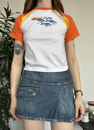 Трендова футболка baby tee vintage