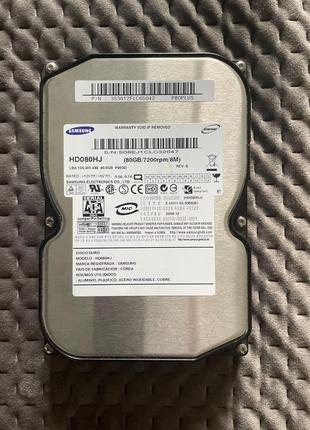 Hdd samsung 80gb(windows 10)