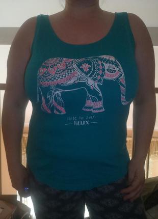 Майка хб h&amp;m m-l