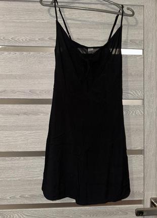 Платье черного цвета,н &amp; m,размер 36, подойдет на ххс/хс,стан идеально, не просвечивает, бретели регулируют длину