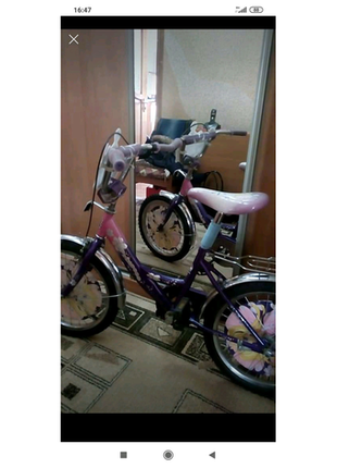 Велосипед для дівчинки mustang!